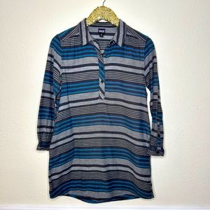 Patagonia Pinyon Striped Shirt Dress XS